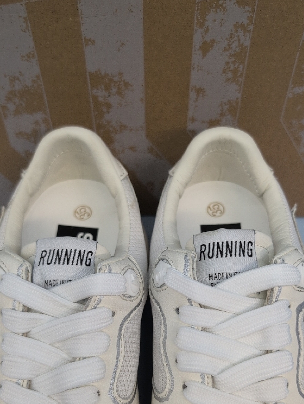 Golden Goose Superstar Platform Men's Running Sneakers Size 35 Optic White - Picture 7 of 12